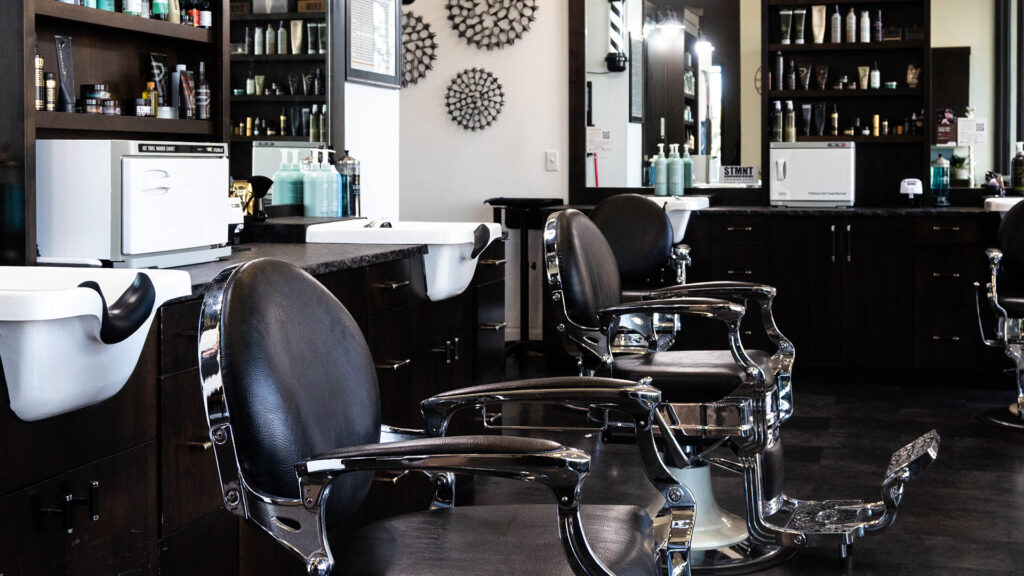 Barber shop at Panache in Meridian, Idaho