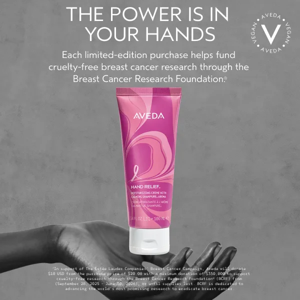 Aveda-hand-relief-limited-edition-bottle-benefitting-breast-cancer-research-foundation-available-at-Panache-Spa-Boise-the-Village-at-Meridian-Idaho