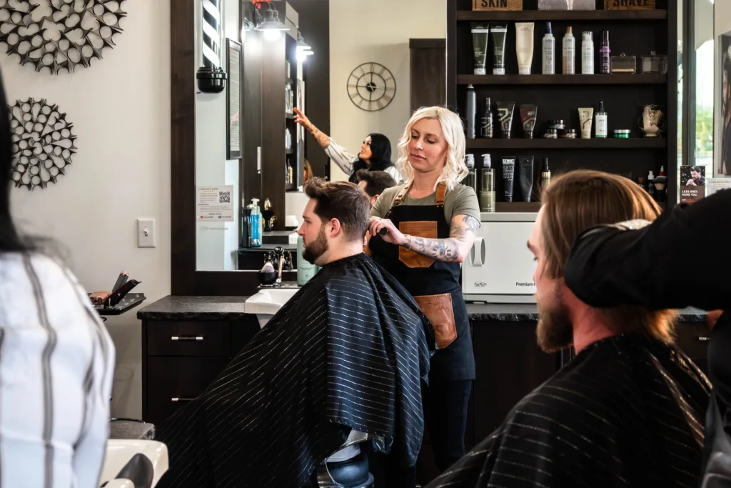 The ultimate gift for dad this Father's Day? A luxury barbering experience at Panache Barber in The Village at Meridian, Idaho. 